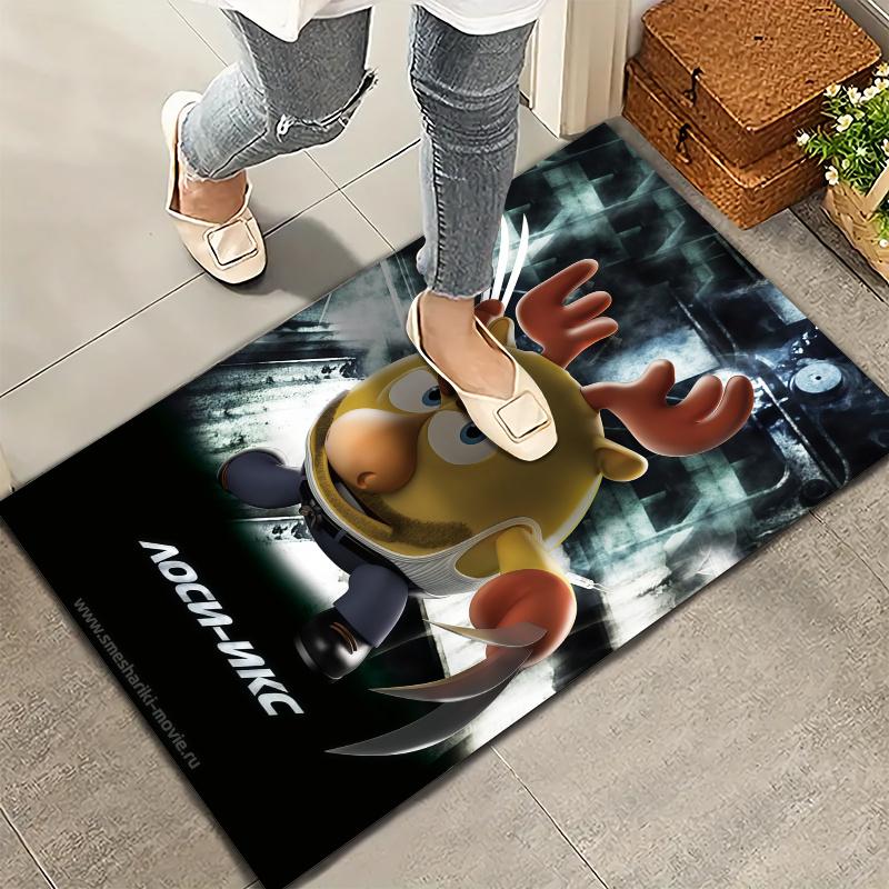 Smeshariki Carpet Rug for Living Room Bedroom Home Sofa Decoration,Kids play Nonslip Floor Mat