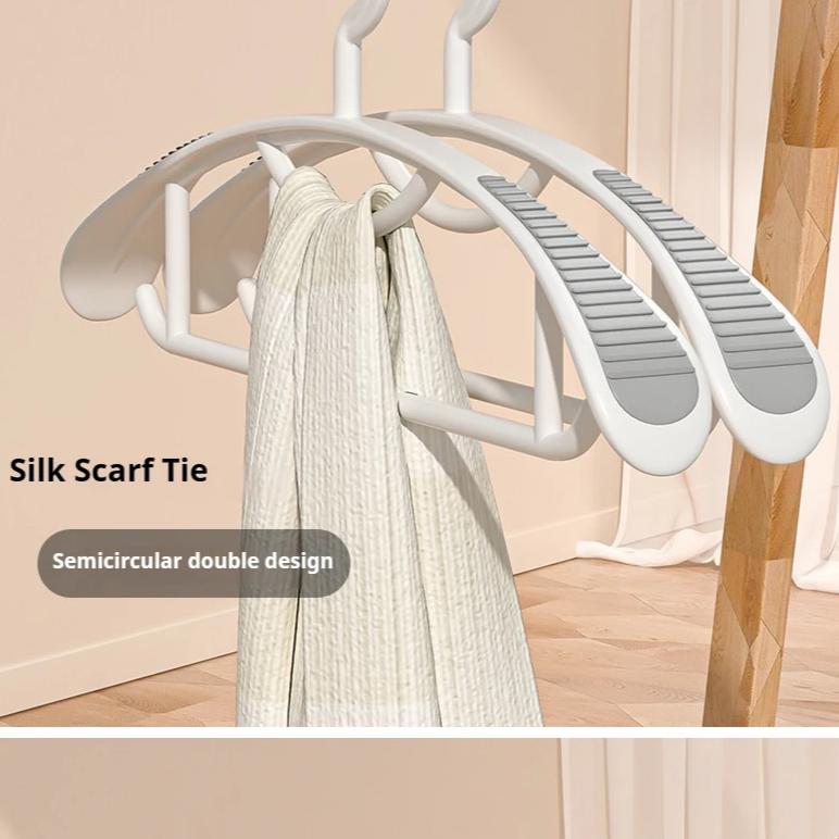 Household Non-slip Hanger Thick And Wide Shoulder Plastic Drying Rack Used To Hanging Clothes