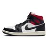 Sneakers Donna Air Jordan 1 Mid Black Sail Gym Red Bianco BQ6472-061