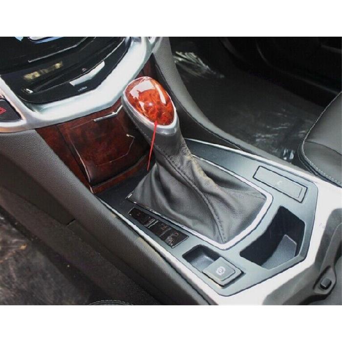 Fit For Cadillac SRX 13-2015 ABS Carbon Fiber Console Gear Shift Knob Cover Trim