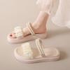 Two wearing sandals women's summer new fashion pearl versatile Roman shoes fairy style platform sandals ins