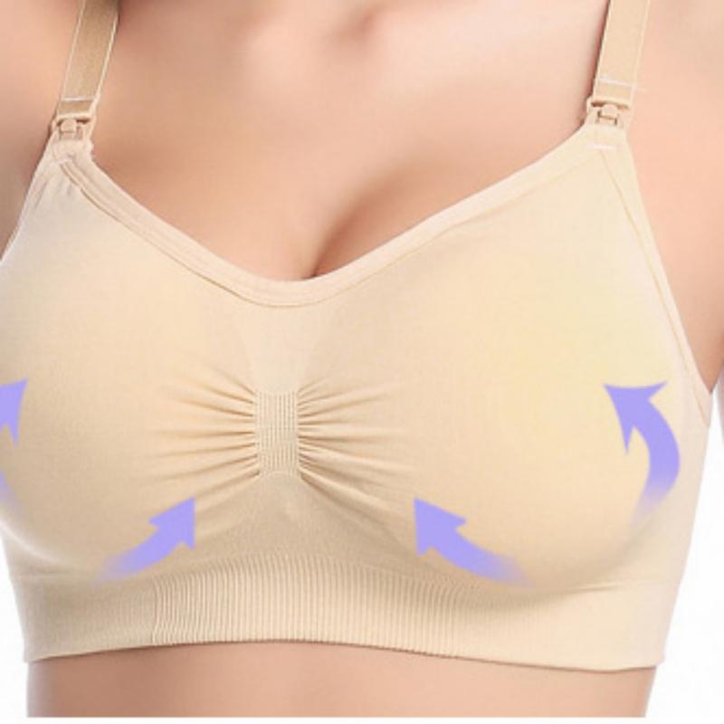 Maternity Bra Cotton Pregnant Mother Feeding Bra Nursing Push Up Bra