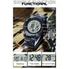 SANDA Camouflage Electronic Watch Outdoor Sports Luminous Student Military Watch Multifunction Digital Electronic Watch