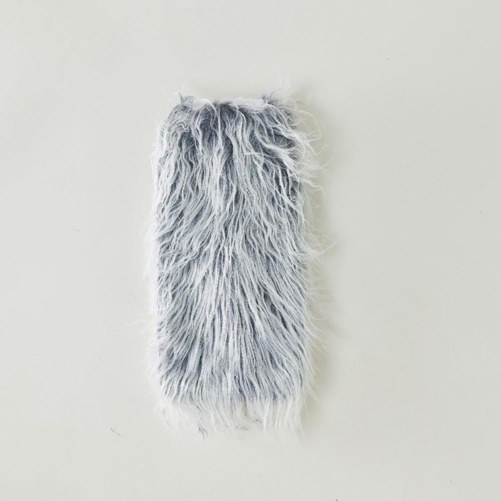 Harajuku Furry Leg Warmers Y2K Aesthetic Winter Leg Coverings Faux Fur Leg Warmers  Streetwear