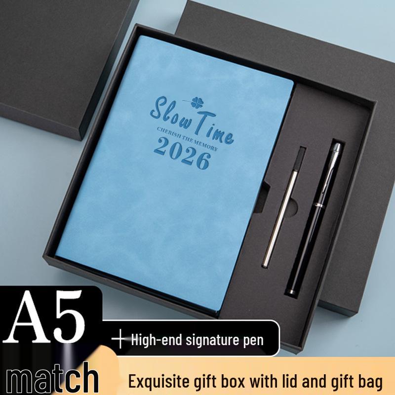2026 A5 Daily Planner: Student & Office Diary, Customizable Souvenir Notebook