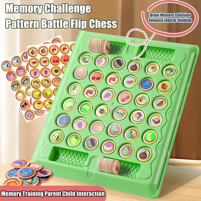 1 Satz Logisches Denken Kognitives Tierlernen Gedächtnis Zuordnen Schach Kinderspielzeug Tier Wende Schach Klassisches Strategie Brettspiel