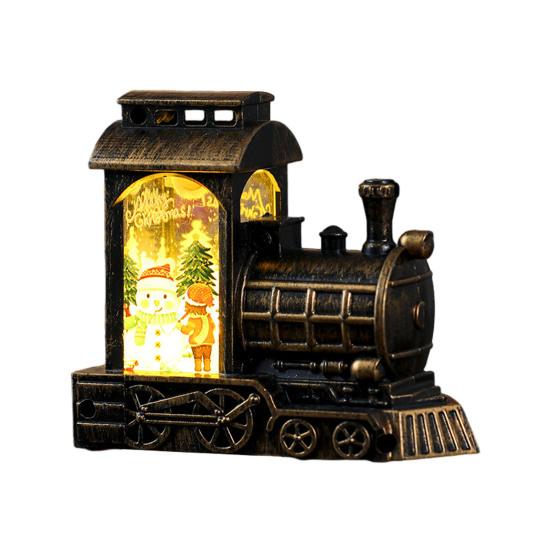 

Светящийся Винтажный Декор Грузовика Рождественский Снежный Шар с Кружащимися Блестками Работающий от Батареек Светодиодный Водяной Украшение для Машины для Дома Праздничный Декор