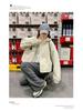 Trendy Petite Beige Women's Windbreaker - 2025 Spring Korean Style Jacket