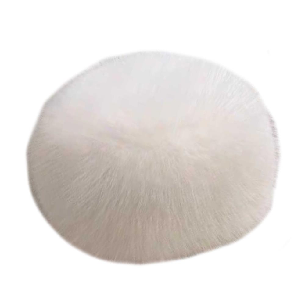 Smooth Mongolian Fluffy Hat Thickened Fur Fluffy Texture Warm Bucket Hat Round Top Ear Protection Winter Hat Ladies Headwear