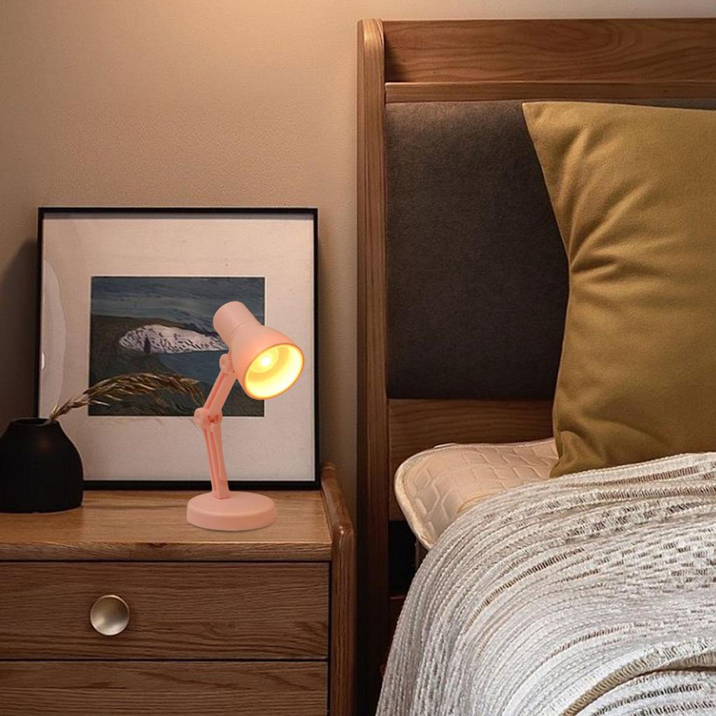 Mini Desk Lamp LED Portable Night Light Clip On for Fairy Garden