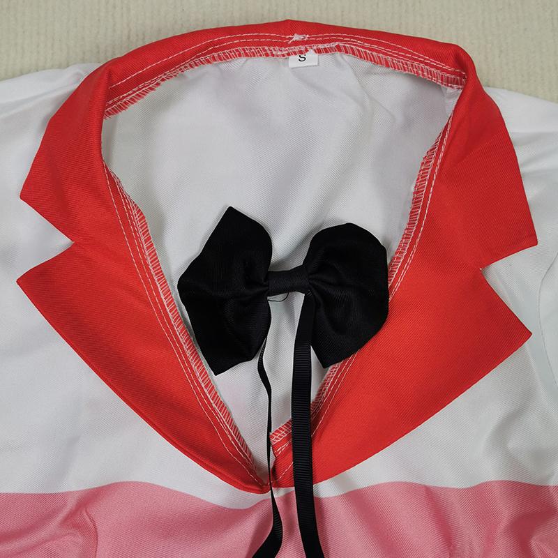 Angel Dust Cosplay Kostüm Inklusive Handschuhe Socken Halsschmuck Damen Mädchen Ad Outfits Für Karneval Halloween Comic Con