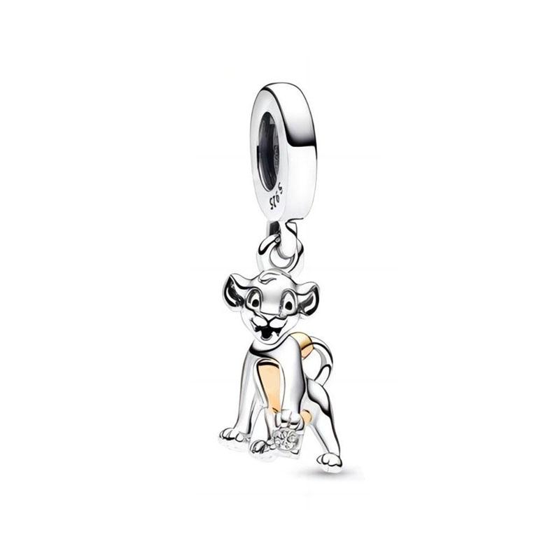 Copper Cartoon Dog, Elephant, Rabbit Bead Pendant Suitable For European Original Bracelet Diy Exquisite Jewelry