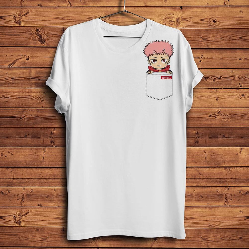 Pocket Gojo SatoruItadori Yuji Fushiguro Megumi Kugisaki Nobara Sukuna Funny JJK Unisexga 3D Tshirt Unisex Unisex Anime Streetwear