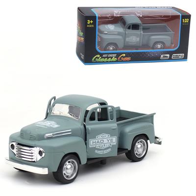 1/32 Simulation Legierung Graffiti Pickup Automodell Kinderspielzeug Auto Dekoration Return Automodell Doppeltür zu öffnen Druckguss Spielzeug Metallauto Geschenk