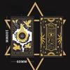 Mystic Noir Elegant Black & Gold Tarot Deck 10*6cm, Full 78-Card Set in Metal Tin, Travel-Size Deck for Wisdom and Guidance