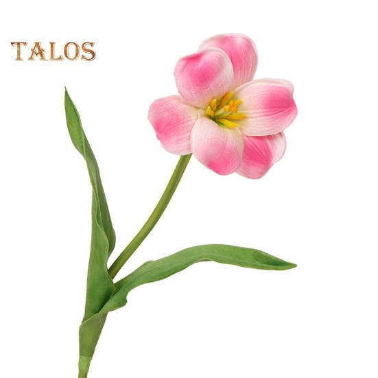 Simulated Tulips Bouquet Realistic Fake Flowers Home Decor Artificial Tulip Arrangement with Bendable Stems