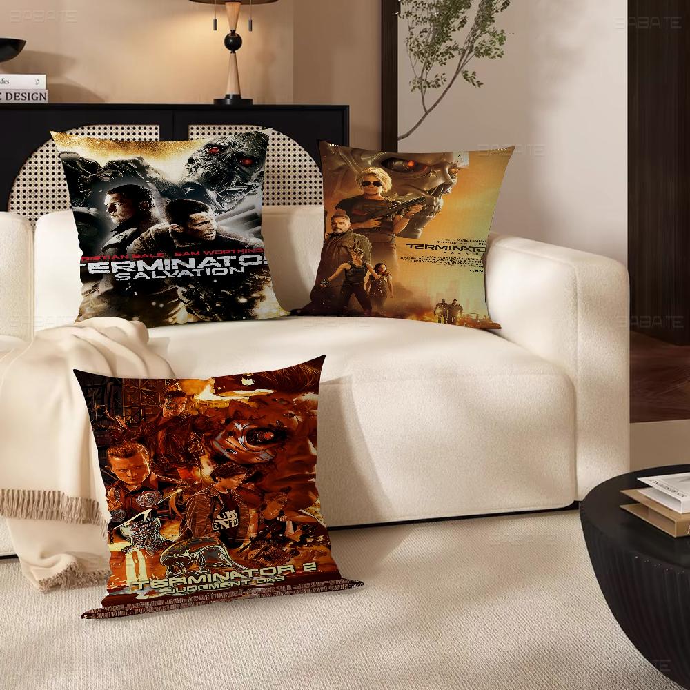 Movie T-TERMINATOR Cushion Cover Pillow Cover Decor Pillowcase Printed Cushion Case For Couch