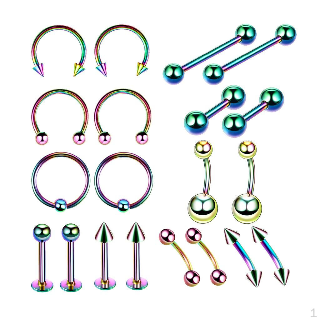 

20 / Set Jewelry for Navel Lip Brow 10mm