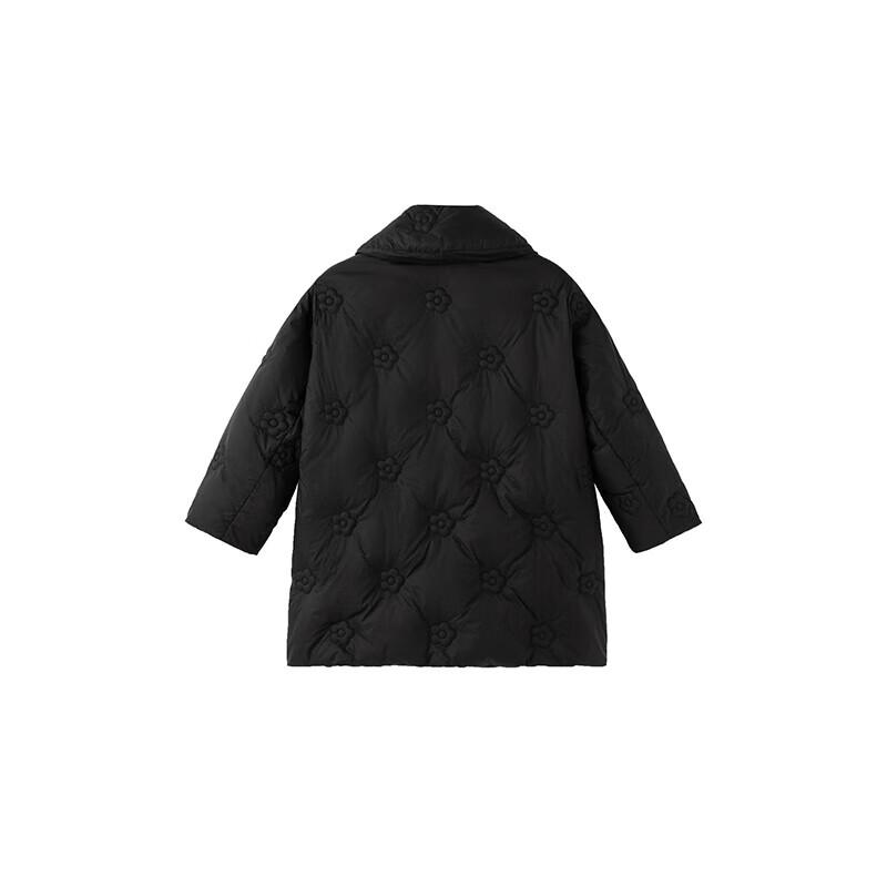 YEEHOO Girls' Chic Mid-Length Down Jacket