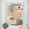 Simple Illustration Style Decorative Tapestry Home Wall Decoration Office Living Room Tapestry