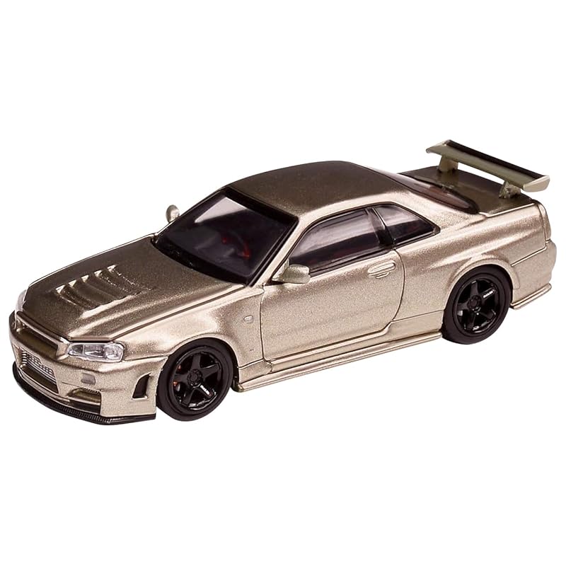 

MOTORHELIX 1/64 nissan skyline GT-R R34 Z-TUNE millennium jade Готовый продукт