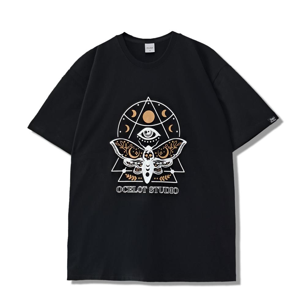 Osillos C60 Signbee Oversized Short Sleeve T-Shirt_Black