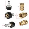 High Pressure Washer Adapter Set, Convert M22-14 to 3/8-inch Brass Fittings. Washers