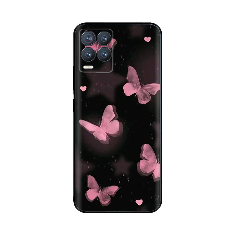 For Realme 8 Case Cute Animal Soft Liquid Silicone Cover For Realme 8 Pro 8i Realme8 4G RMX3085 Full Protection Durable Cases