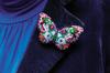 Set for Embroidery with Beads Decorations On Natural Artistic Canvas Abris Art Butterfly