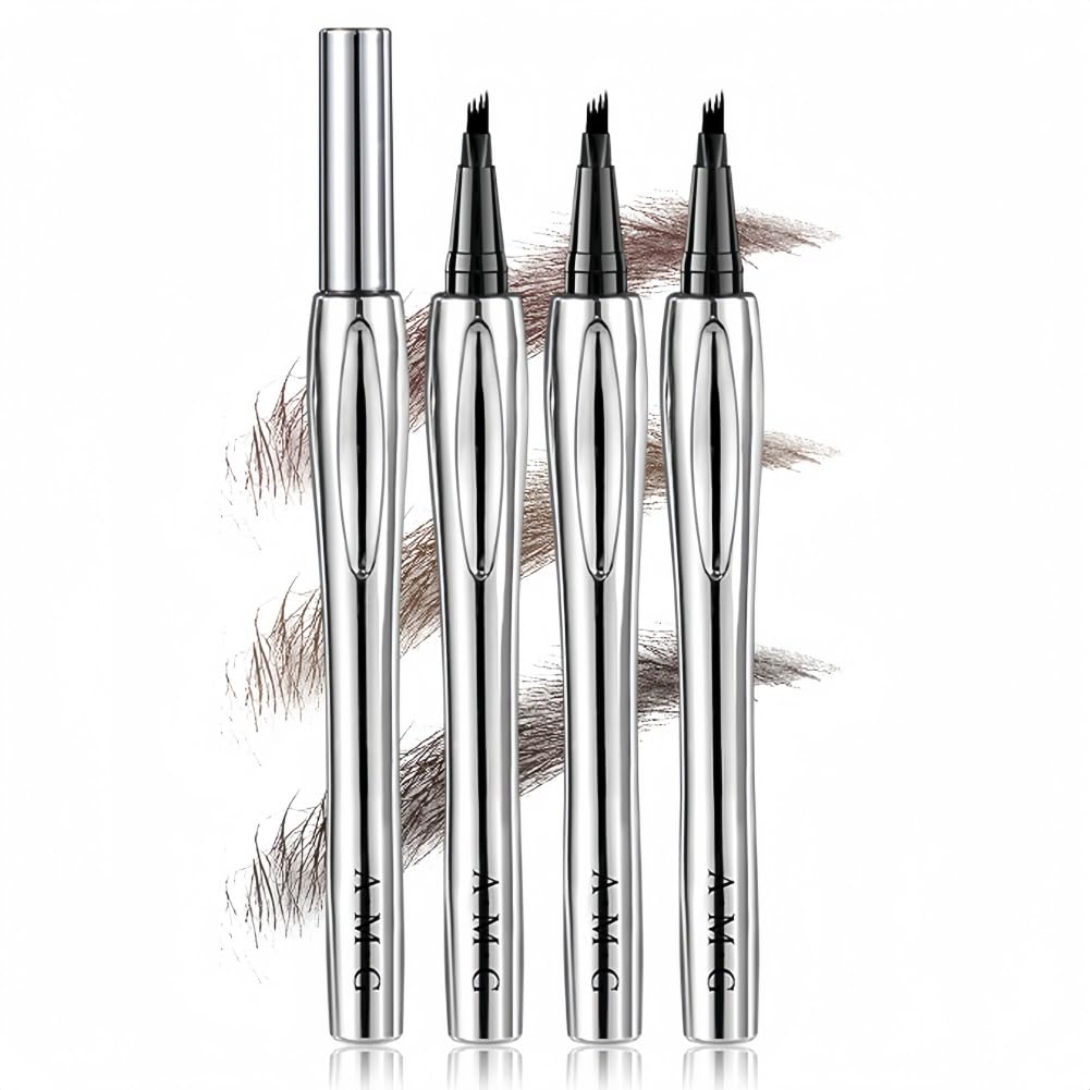 TIKTOK Eyebrow New Sensation Natural Eyebrow Pencil Eyebrow Pencil Waterproof Sweatproof Eyebrow Pencil Gray [Popular Pencil] Four-pronged