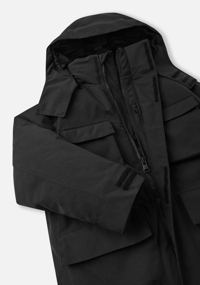 Children's Winter Jacket Reima Reimatec Luja with Hood Waterproof Parka Black (5100267B-9990)