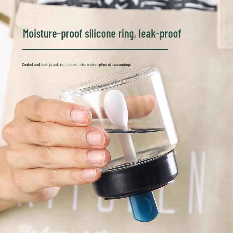 Sealed Glass Condiment Jars