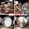 Adneny AO-63 Belle Series 3-Layer Stainless Steel Steamer Pot