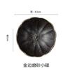 Japanese Style Ceramic Sauce Dish Seasoning Small Snack Dish Dipping Dish Seasoning Bowl Gold Edged Black