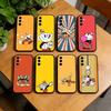C-Cuphead P-Popular Phone Case For Samsung Galaxy A73,A72,A71,A70,A53,A52,A51,Soft Silicone Black Cover