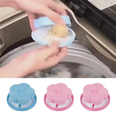 Mesh Filter Hair Removal Floating Lint Mesh Bag 3Pcs Filter Bag Washing Clean