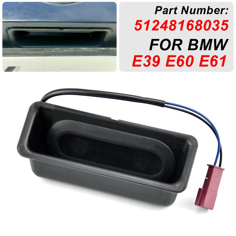 Trunk Lid Lock Push Switch Button Handle For BMW E39 E60 525 528 530 540 M5 51248168035 2046802391