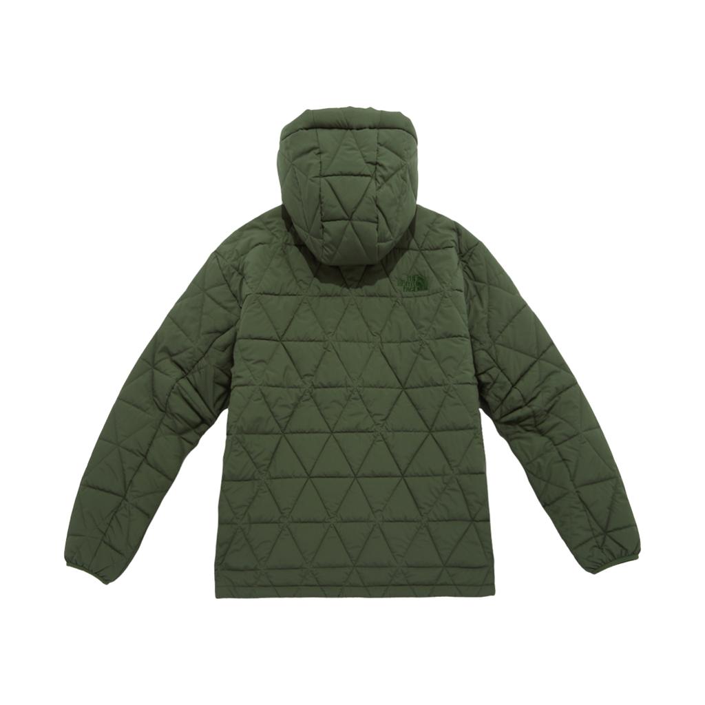 The North Face Logo Hooded Long Sleeve Cotton Jacket Men jackets Olive-Green NJ3NQ57C