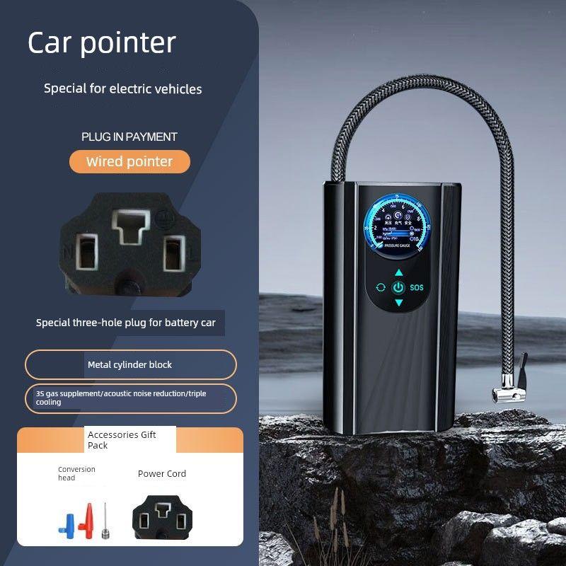 New Arrival Vehicle Air Pump Car Portable Air Pump Electric Car Tire Wireless Mini Inflator Cqb-001 Electric Vehicle Model