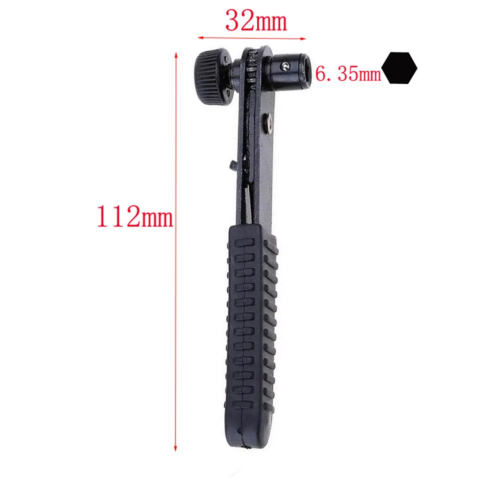 L-Shape Socket Ratchet Wrench 1/4 Inch Hexagon Screwdriver Bit 90 Degree Double-End Handle Spanner Repair Tool Wrenches