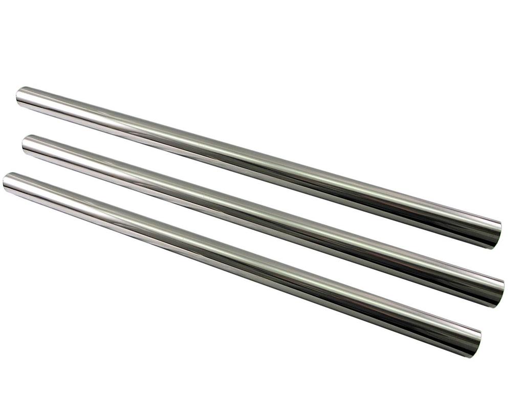 BRIGHTZ 1m Stainless Steel Straight Set 48mm Diameter 48 Pipe, 1.2mm Thick, 3-Piece [STR-PIPE-002-3PC]