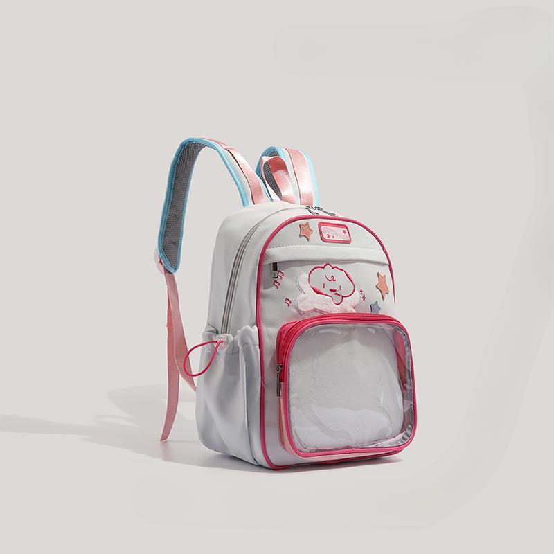 Schattige Zachte Meisjes Schooltas met Rugzak Pendel Pijn Tas