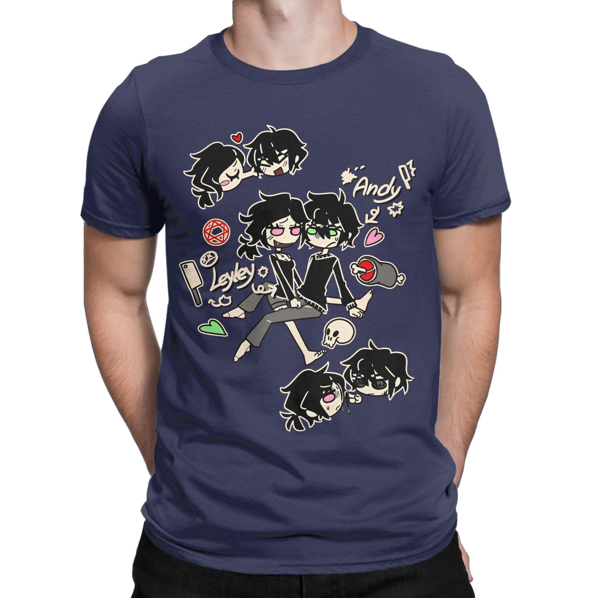 

Streetwear T Shirt Summer Anime The Coffin Of Andy And Leyley Popular TShirts 100 Cotton Tee Shirt for Man Y2K Fun Tops 4XL