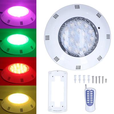 Lumière de Piscine 54W 18LED RGBW AC12V Étanche IP68 Lumière de Bassin Télécommande Paysage