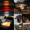 High Visibility 16 LED Truck Side Lights Durable Waterproof Side Light Rapid Flashing for Clear Directional Signals