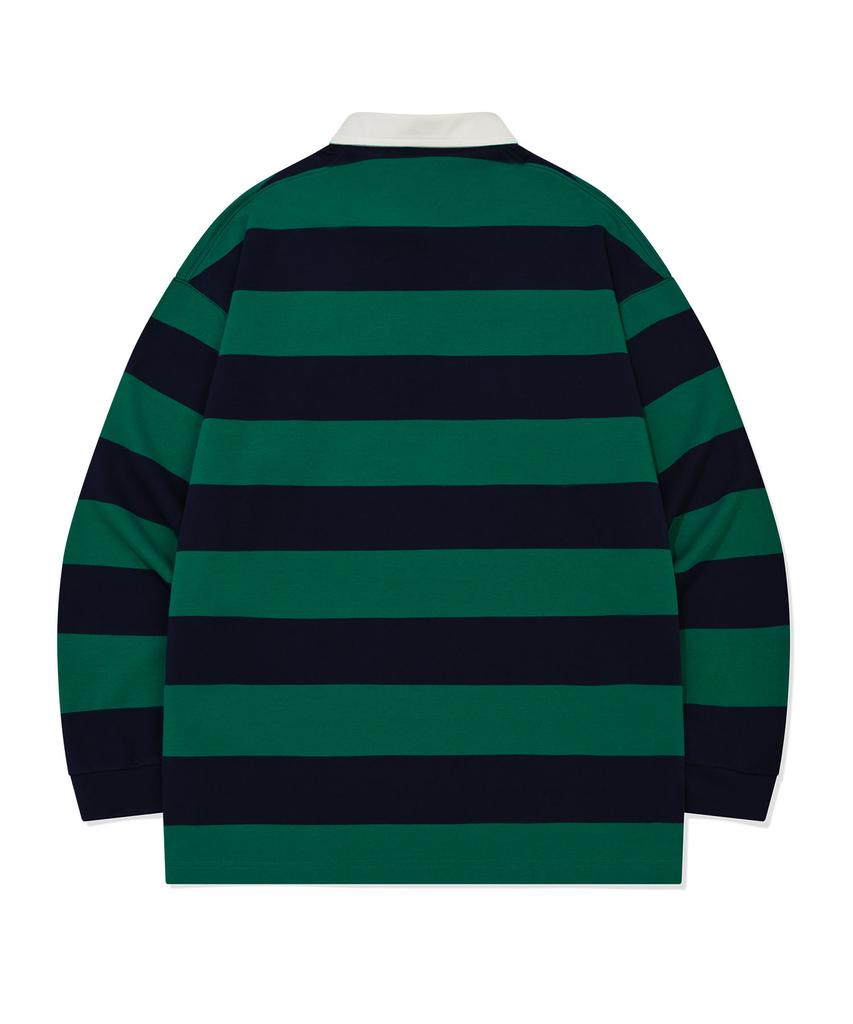 WACKY WILLY Rugby Long Sleeve Green