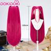 Nová Rumi Zoey Mira Paruka s krajkou vpředu DokiDoki Dámská Halloweenská Paruka 120cm Dlouhé Vlasy Rumi Cosplay Nehty Zoey Klobouk Zdarma W