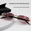 High-End Brown-Tinted Reading Sunglasses for Women with HD Blue-Light Filtering and Cut-Edge Design
