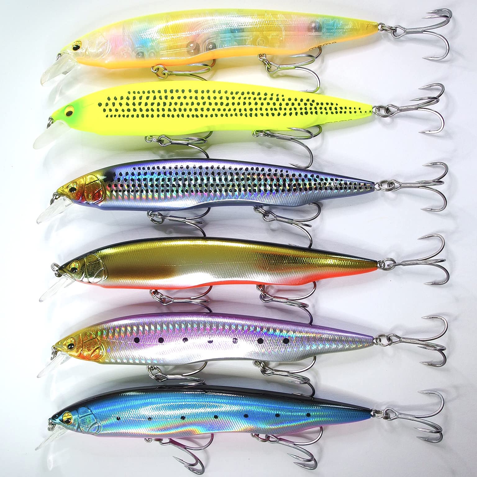 

momo lure flat side big minnow 160mm slow sinking SW specification assorted set pieces [momo lure] (6 assorted)
