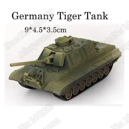 1/72 4D Plastic Assemble Tank Kits World War II Model Puzzle Assembling Military Sand Table Toys For Children